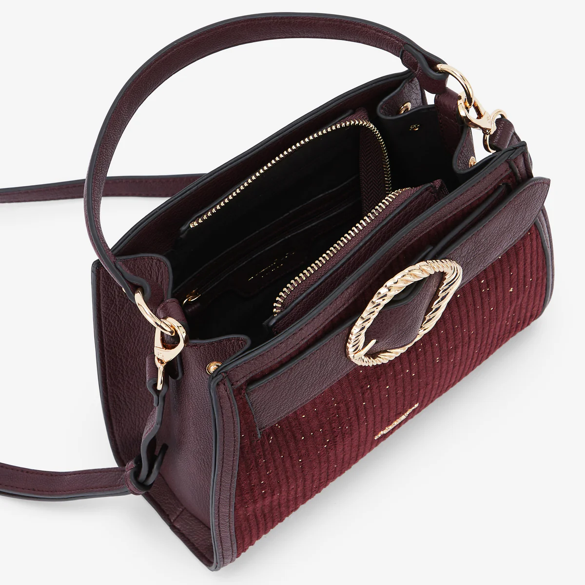 Petit sac shopper bordeaux Riff - Image 4