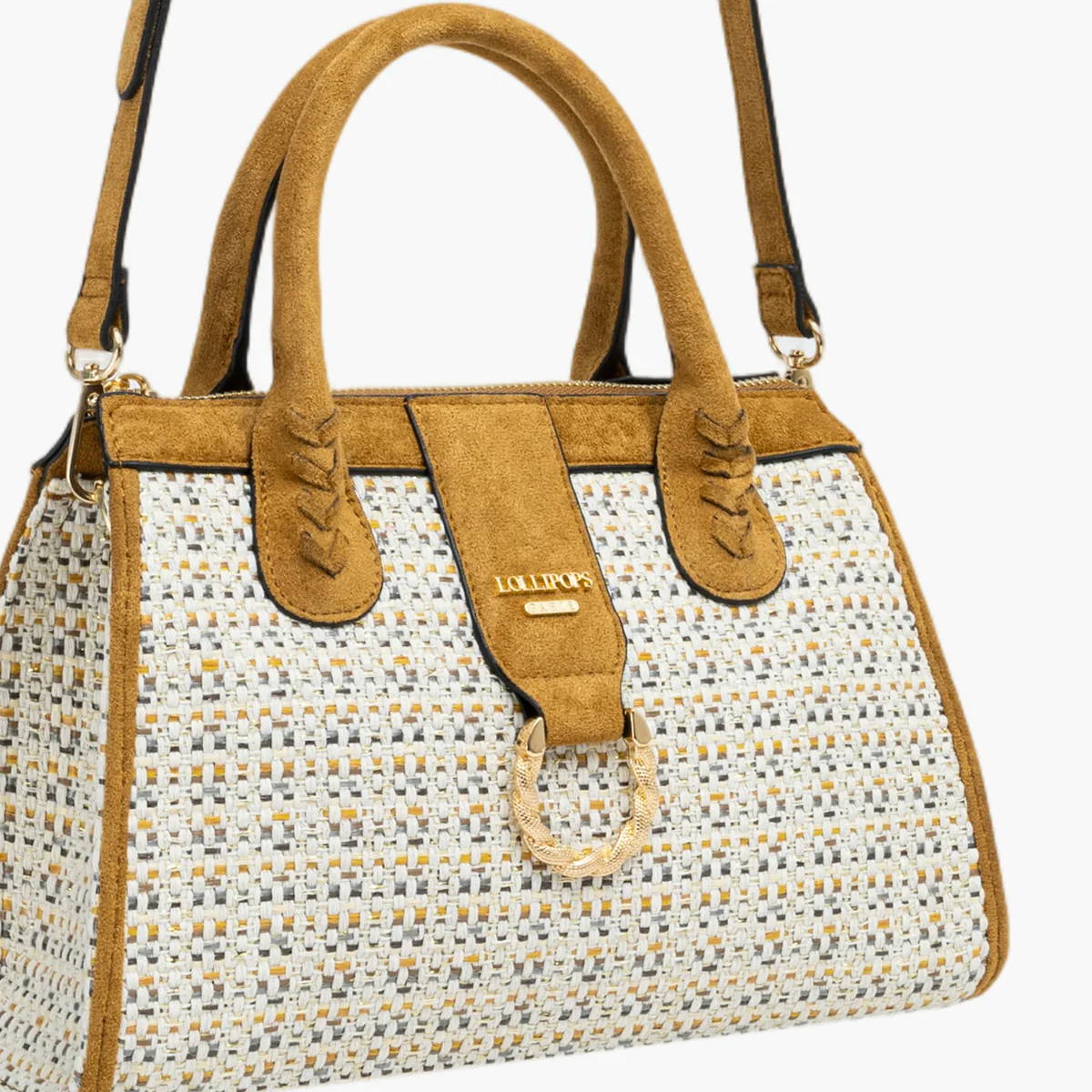 Petit sac shopper camel Shai - Image 5