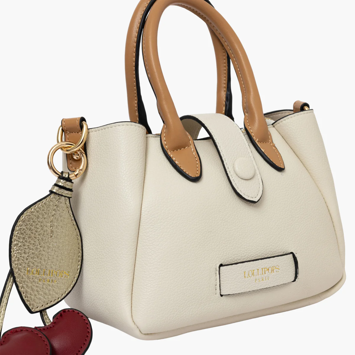 Petit sac shopper ivoire Sian - Image 5