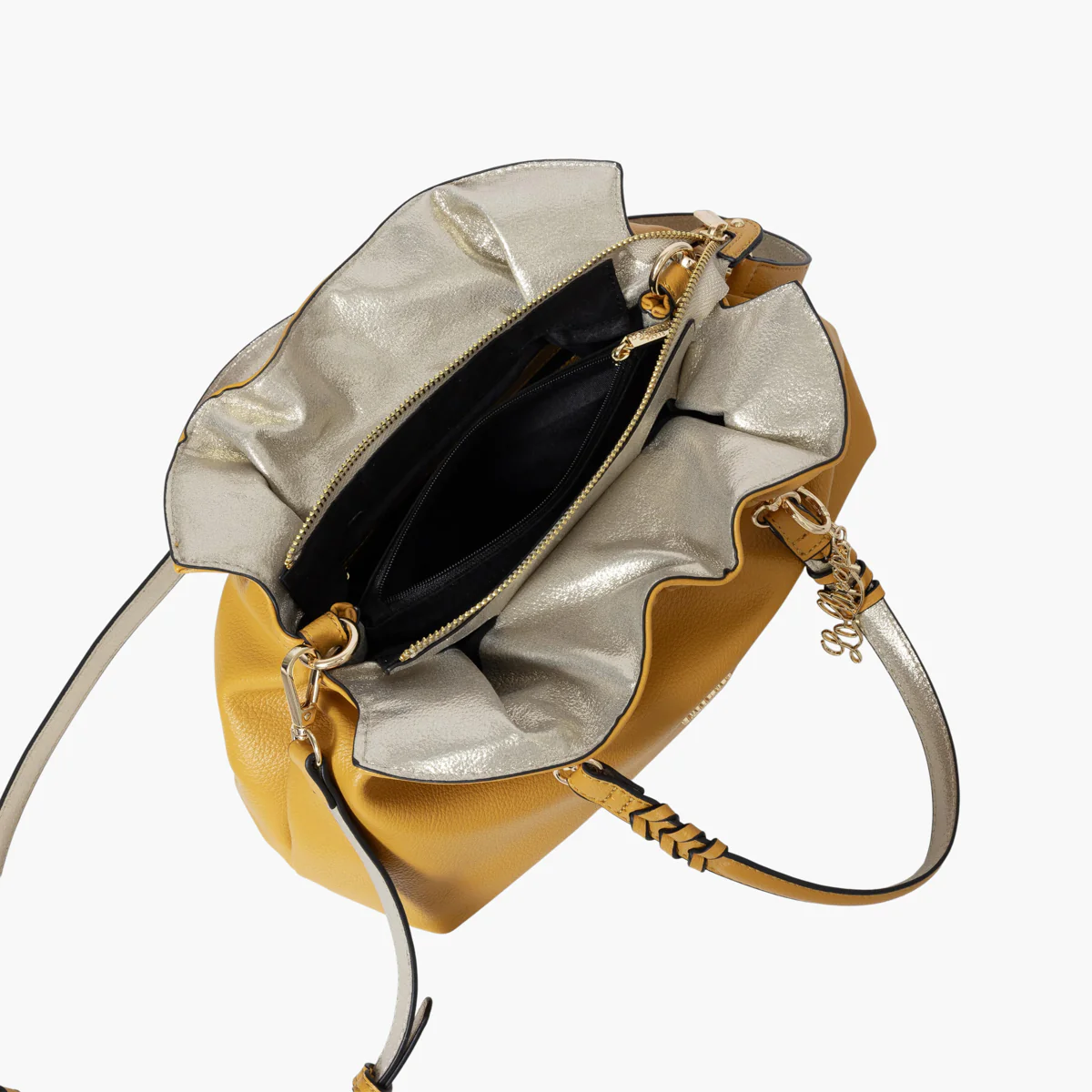 Petit sac shopper jaune Shania - Image 4
