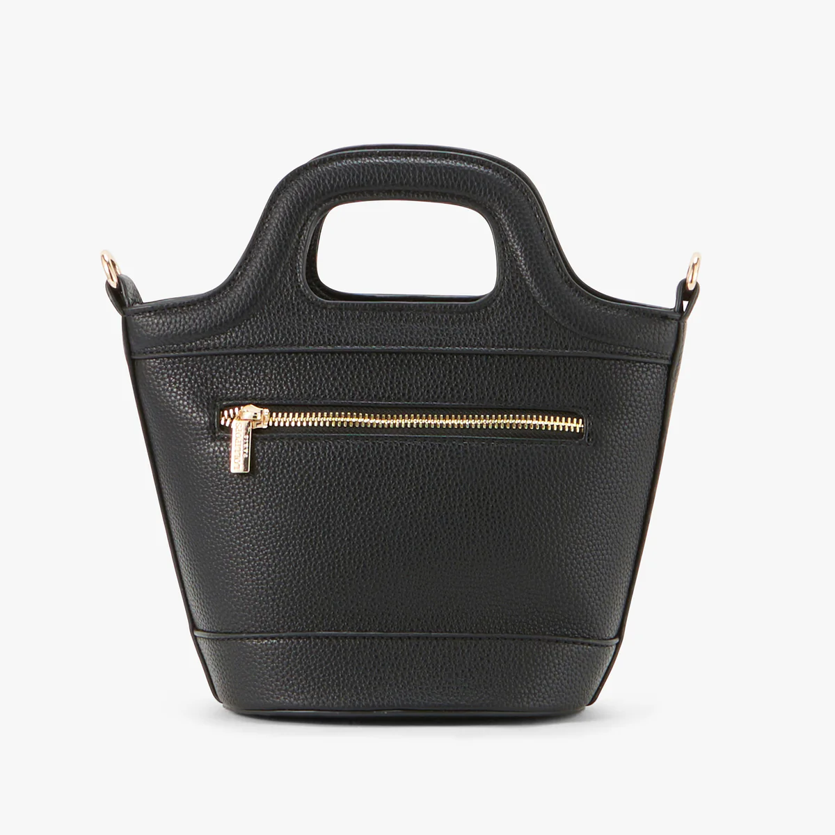 Petit sac shopper noir Priscillia - Image 3