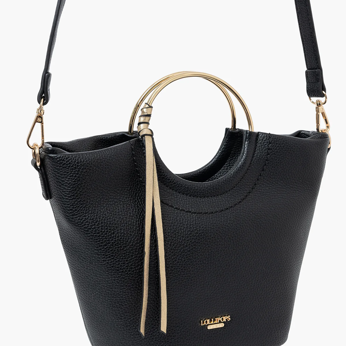 Petit sac shopper noir Sefa - Image 5