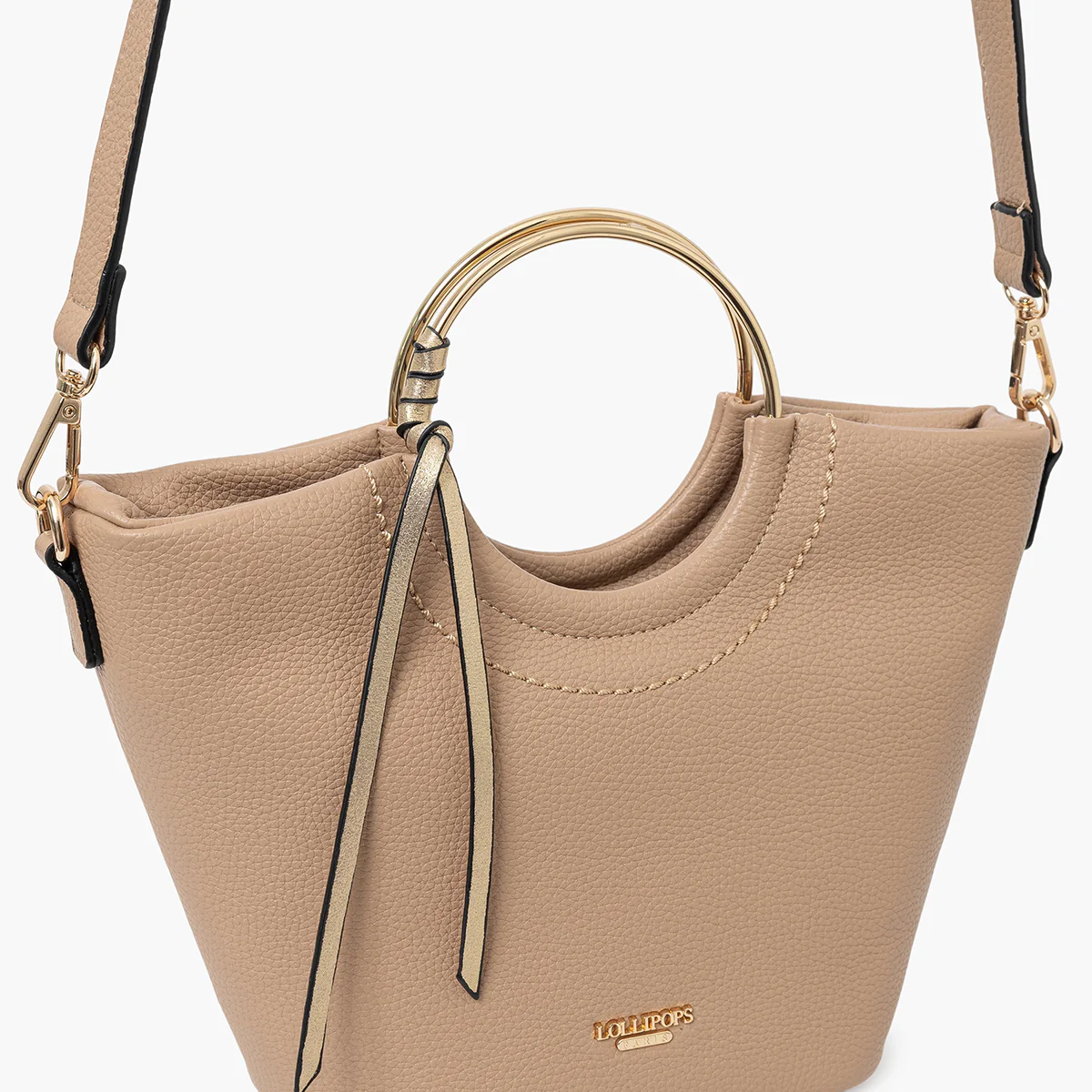 Petit sac shopper nude Sefa - Image 5