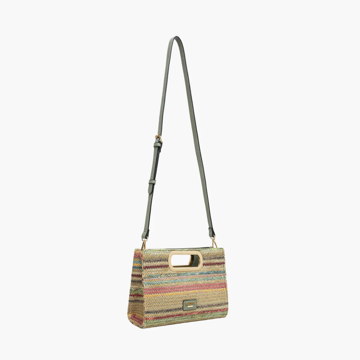 Petit sac shopper vert Sartene - Image 3