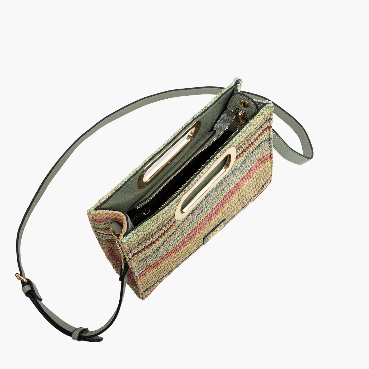 Petit sac shopper vert Sartene - Image 4