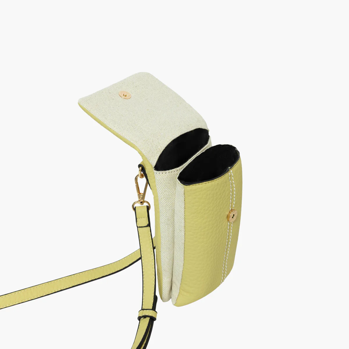 Pochette de téléphone jaune Sixtine - Image 4