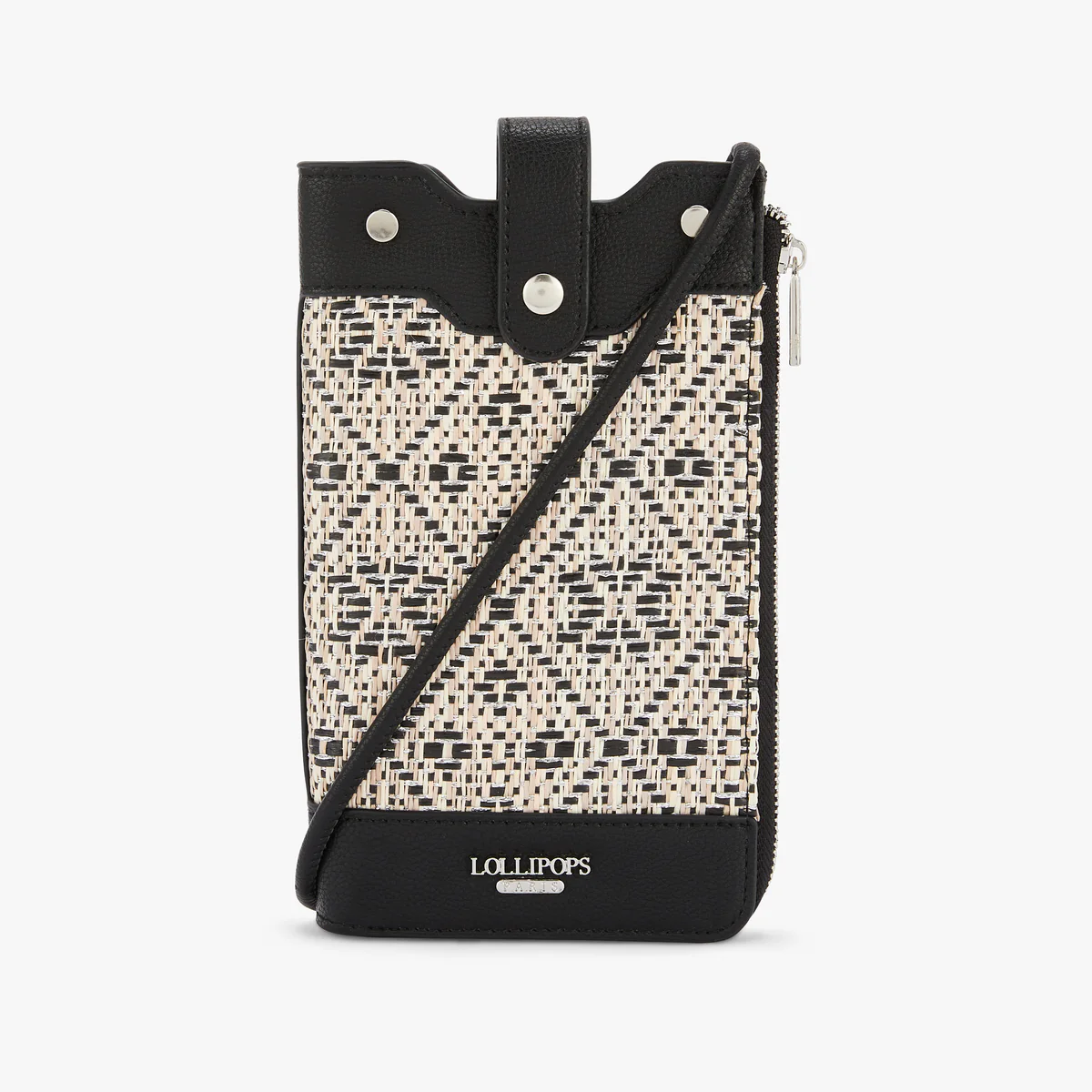 Pochette de téléphone noir Nicoreta