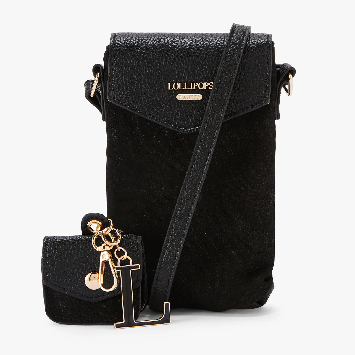 Pochette noire  pour téléphone Orphin