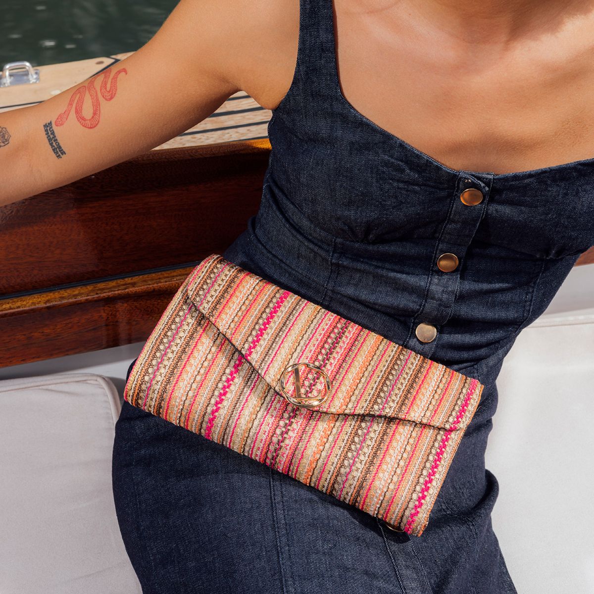 Pochette orange Sanjay - Image 2