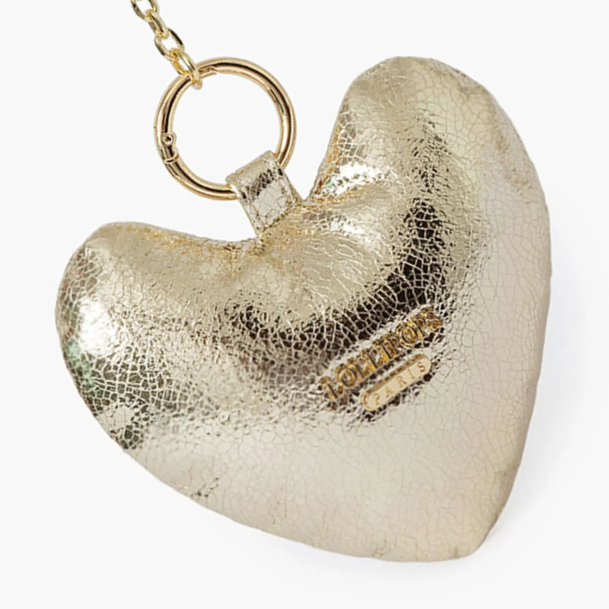 Porte-clés coeur doré Seart - Image 3