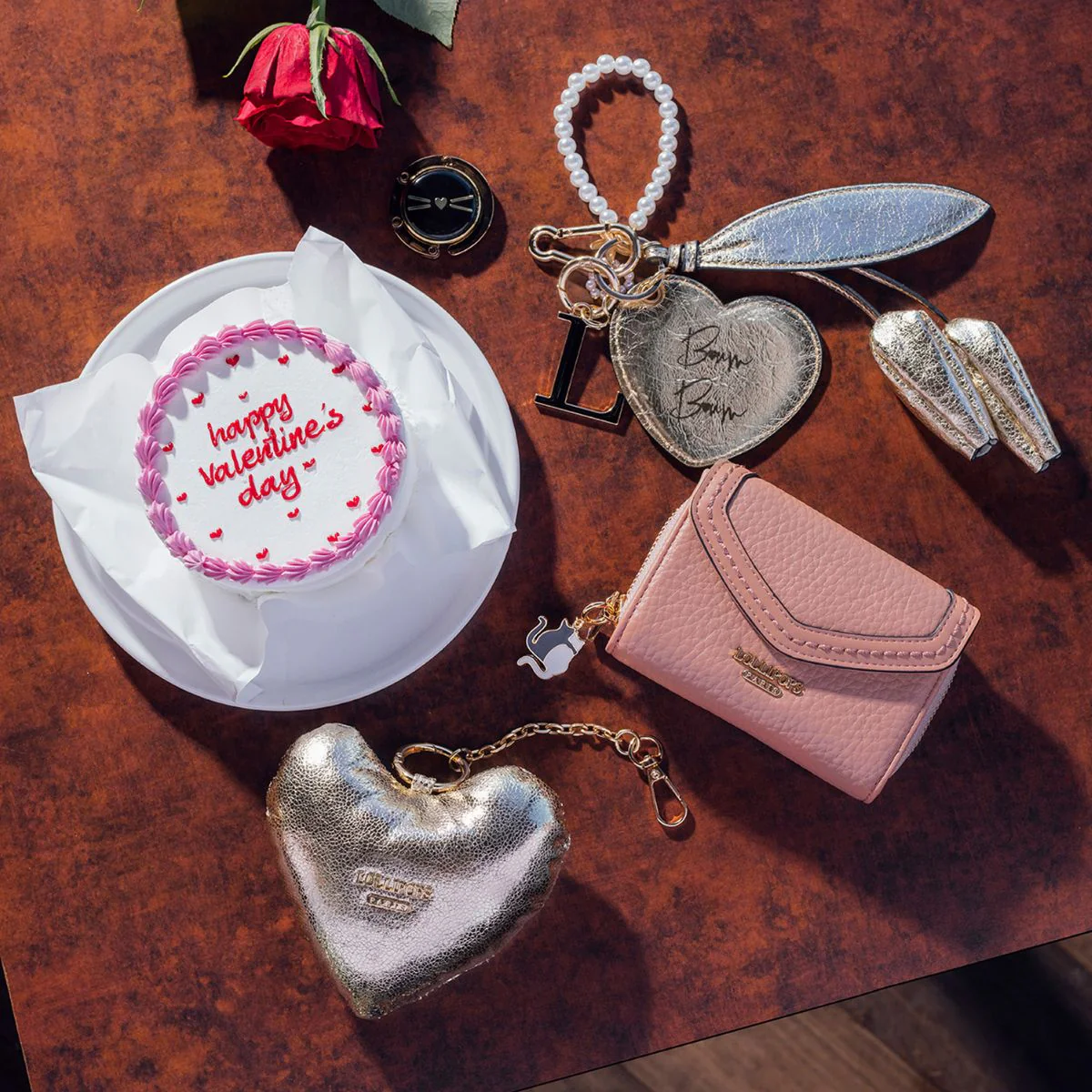 Porte-clés coeur doré Seart - Image 5