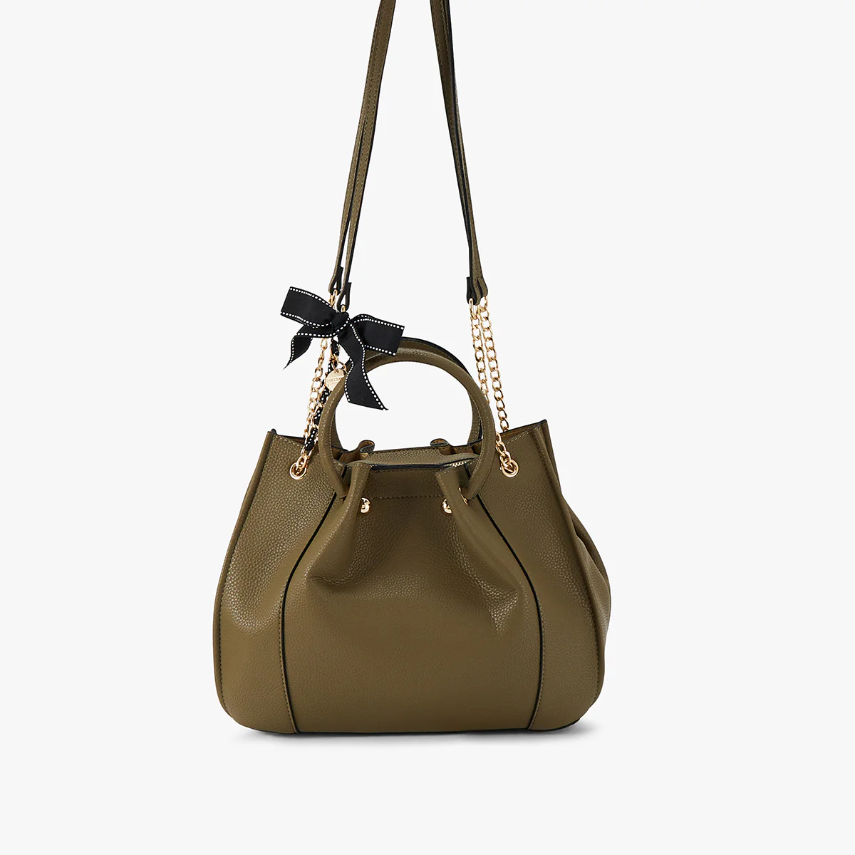Sac à main kaki Loreto - Image 2