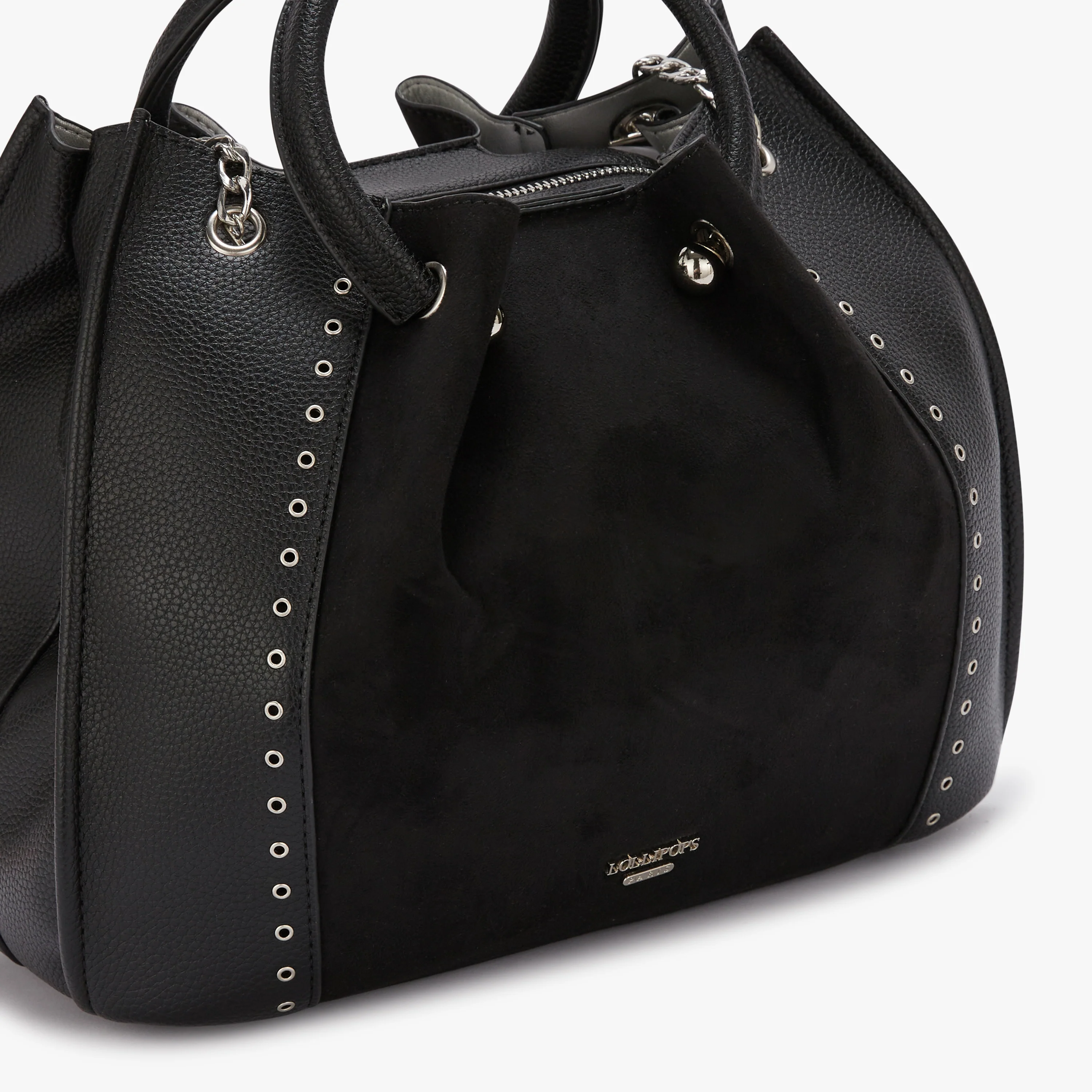 Sac à main noir M Gemma - Image 5
