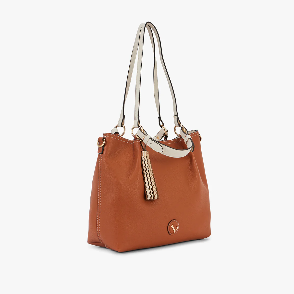 Sac cabas beige Lavello - Image 3