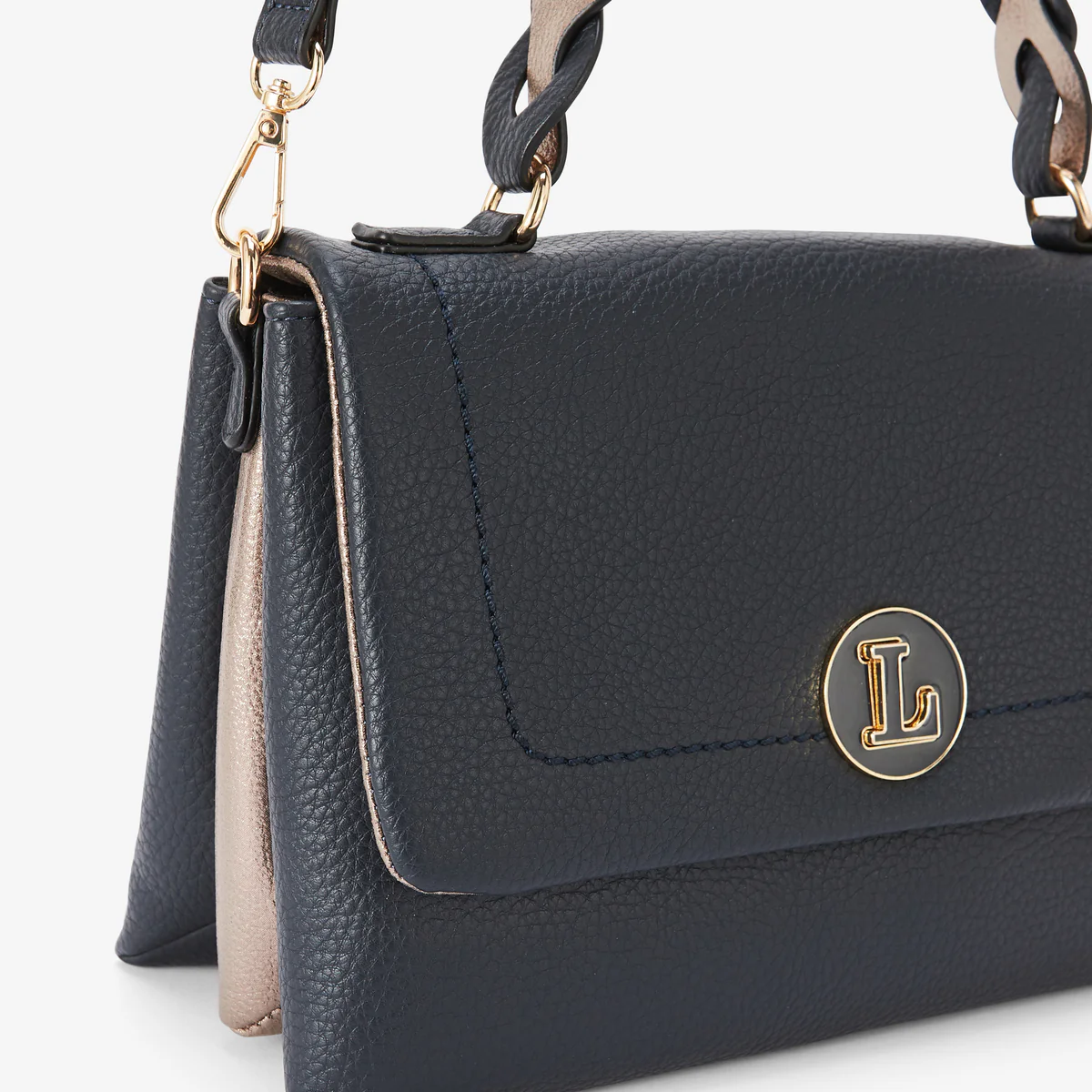 Sac épaule L bleu Rosabelle - Image 5