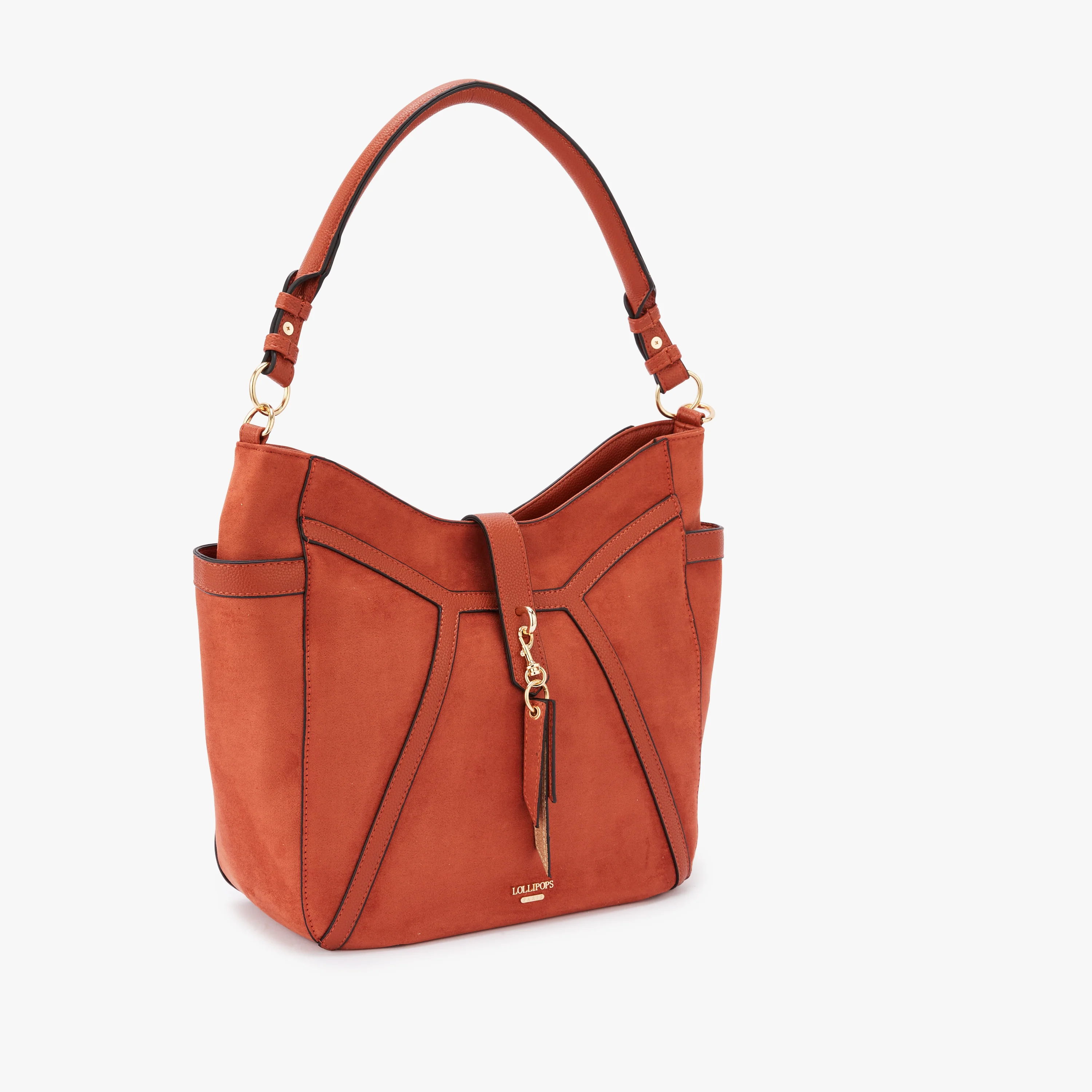 Sac hobo orange Mugnano - Image 3