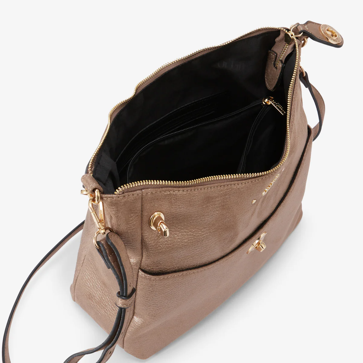 Sac hobo taupe Roselyne - Image 5