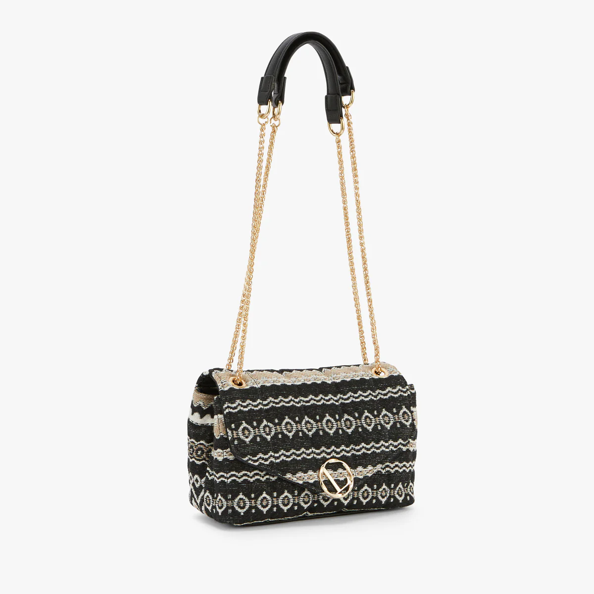 Sac Lily porté épaule noir Ozu - Image 3