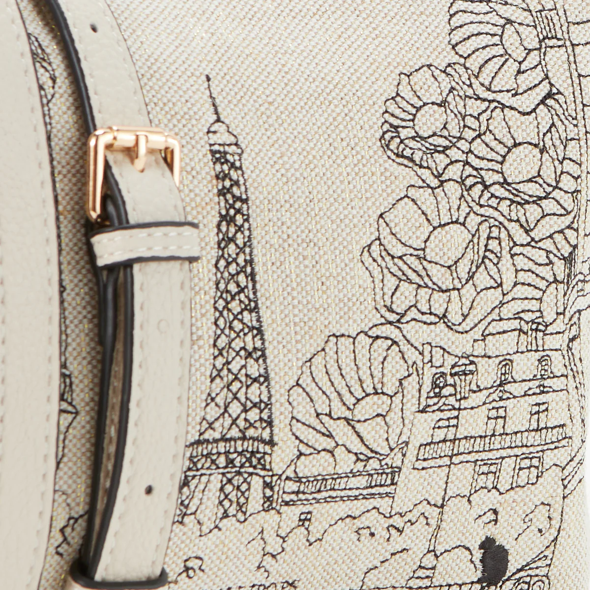 Sac multi poches blanc Pierette - Image 6