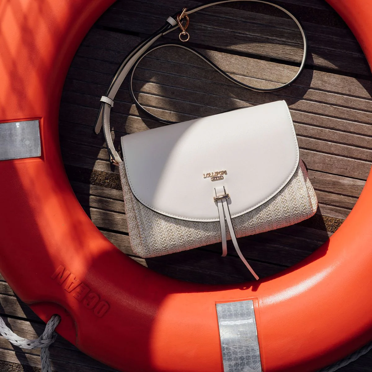 Sac multi poches blanc Saya - Image 2