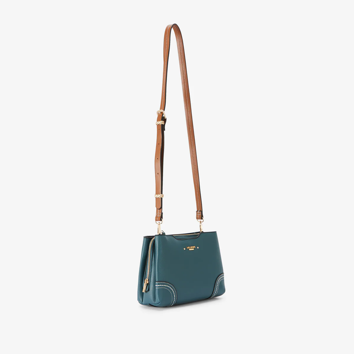 Sac multi poches bleu canard Ronnie - Image 3