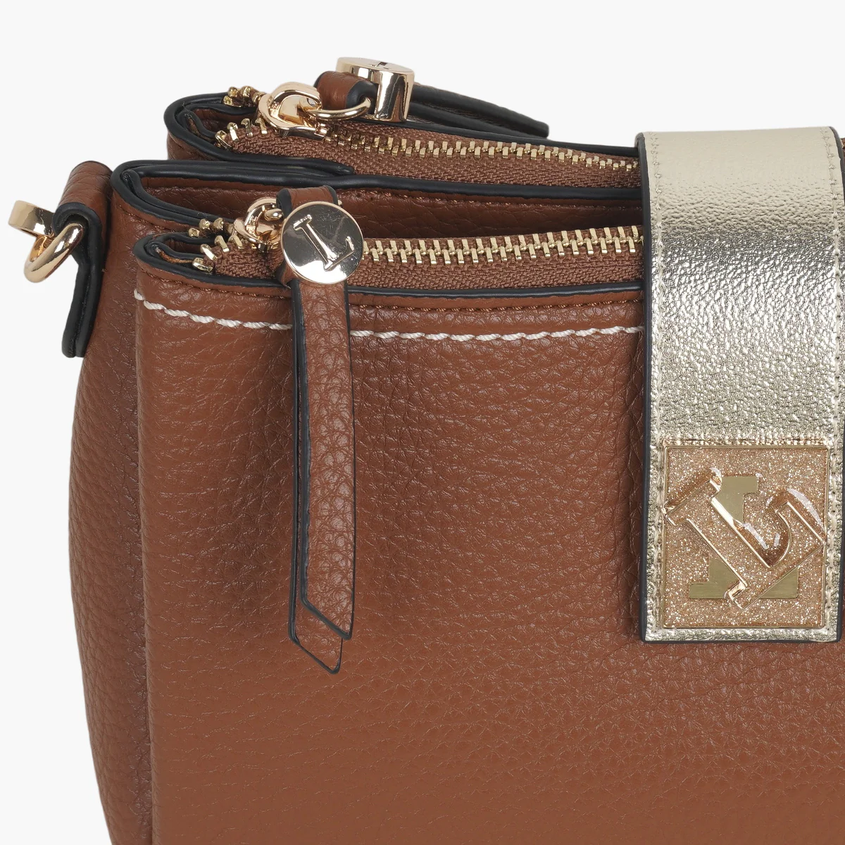 Sac multi poches camel Soyan - Image 6