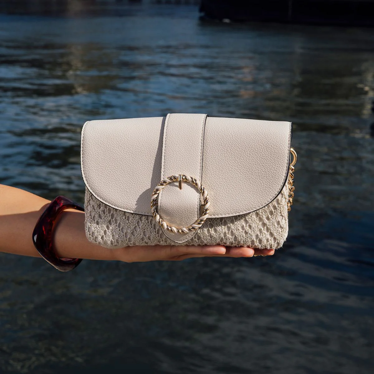 Sac multi poches ivoire Solie - Image 2