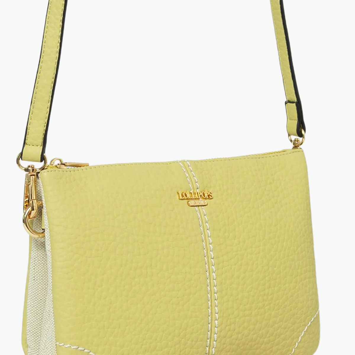 Sac multi poches jaune Sixtine - Image 5