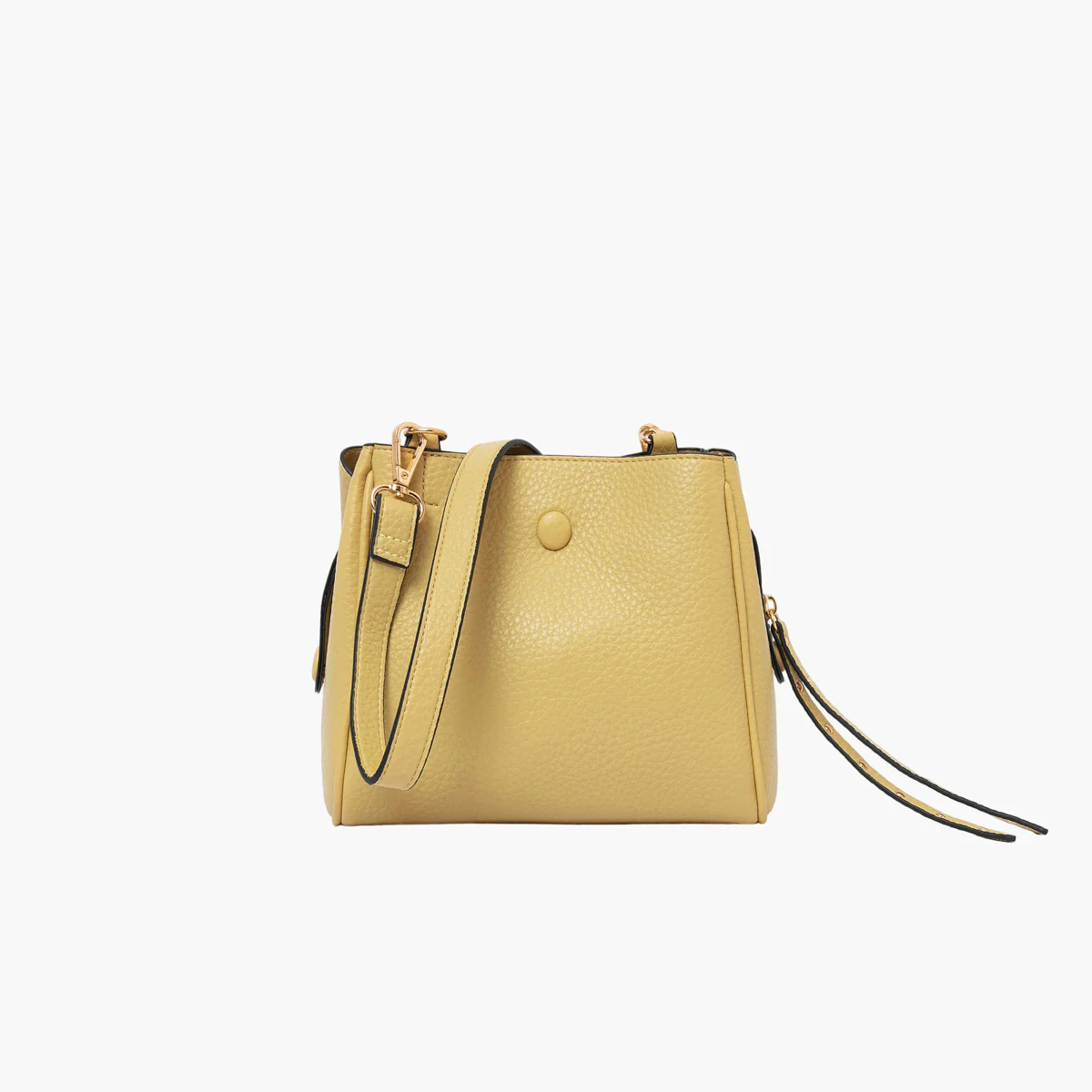 Sac multi poches jaune Soni - Image 2