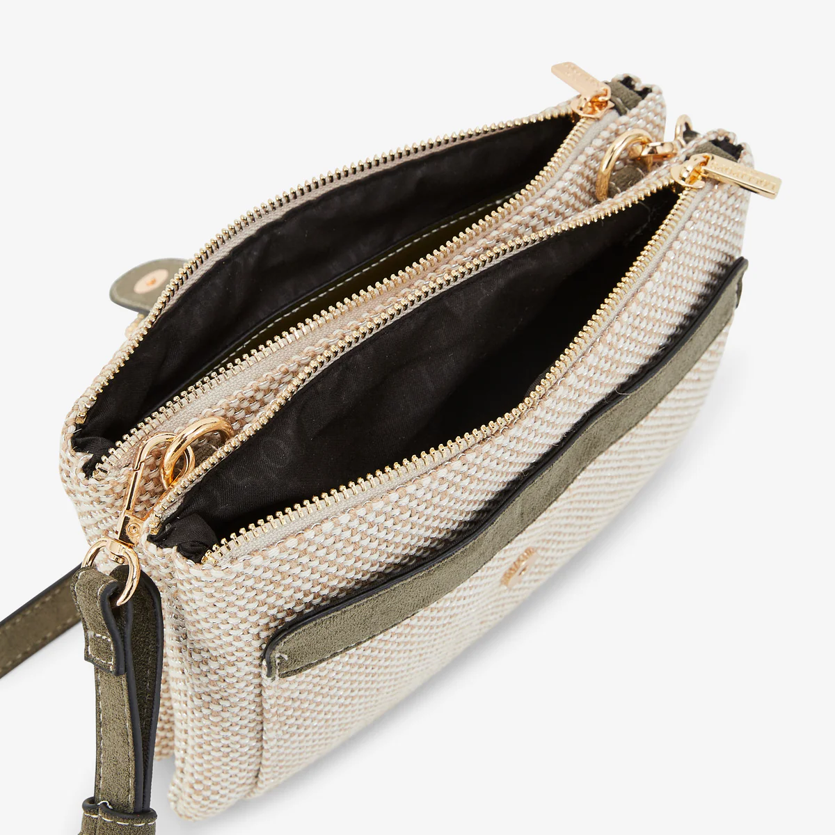 Sac multi poches kaki Paisley - Image 4