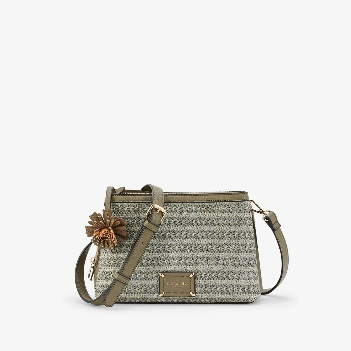 Sac multi poches kaki Palmira