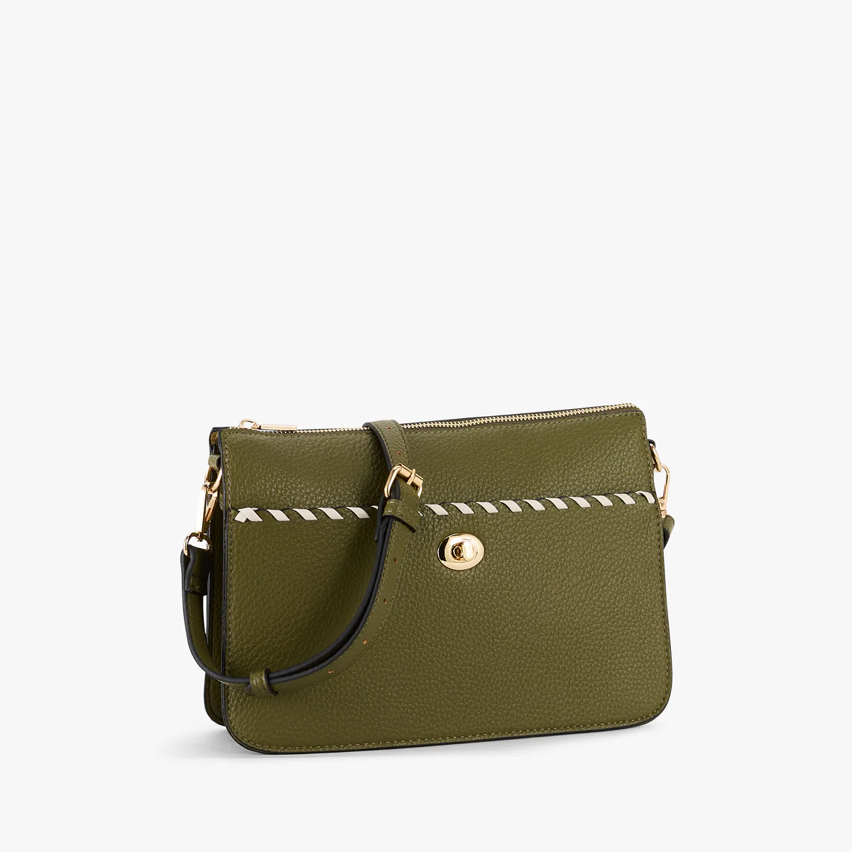 Sac multi poches kaki Pivoine - Image 3