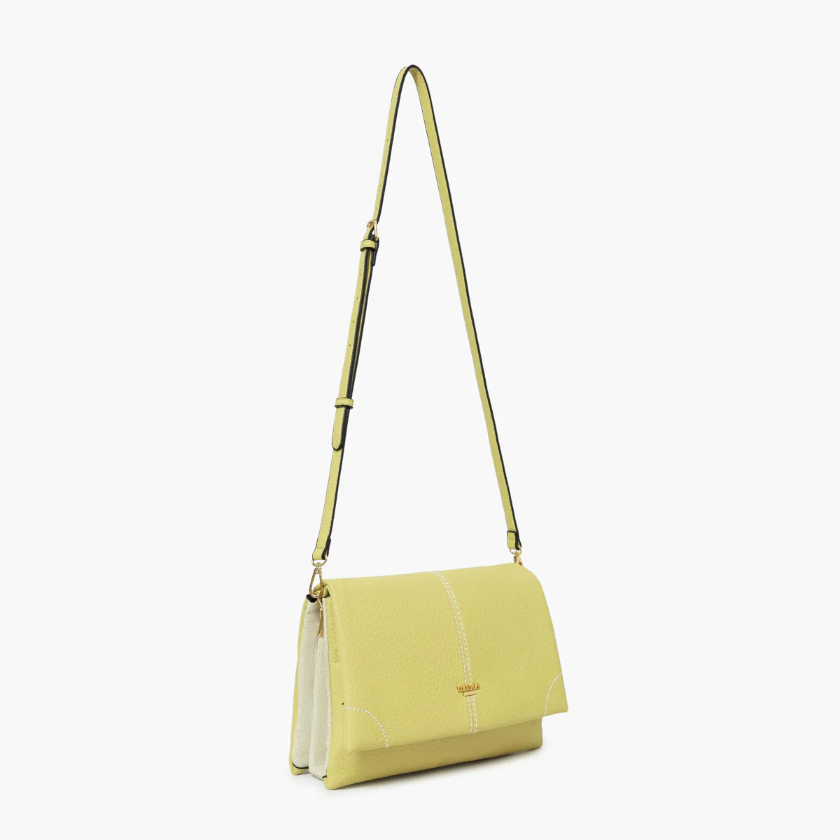Sac multipoches jaune Sixtine - Image 4