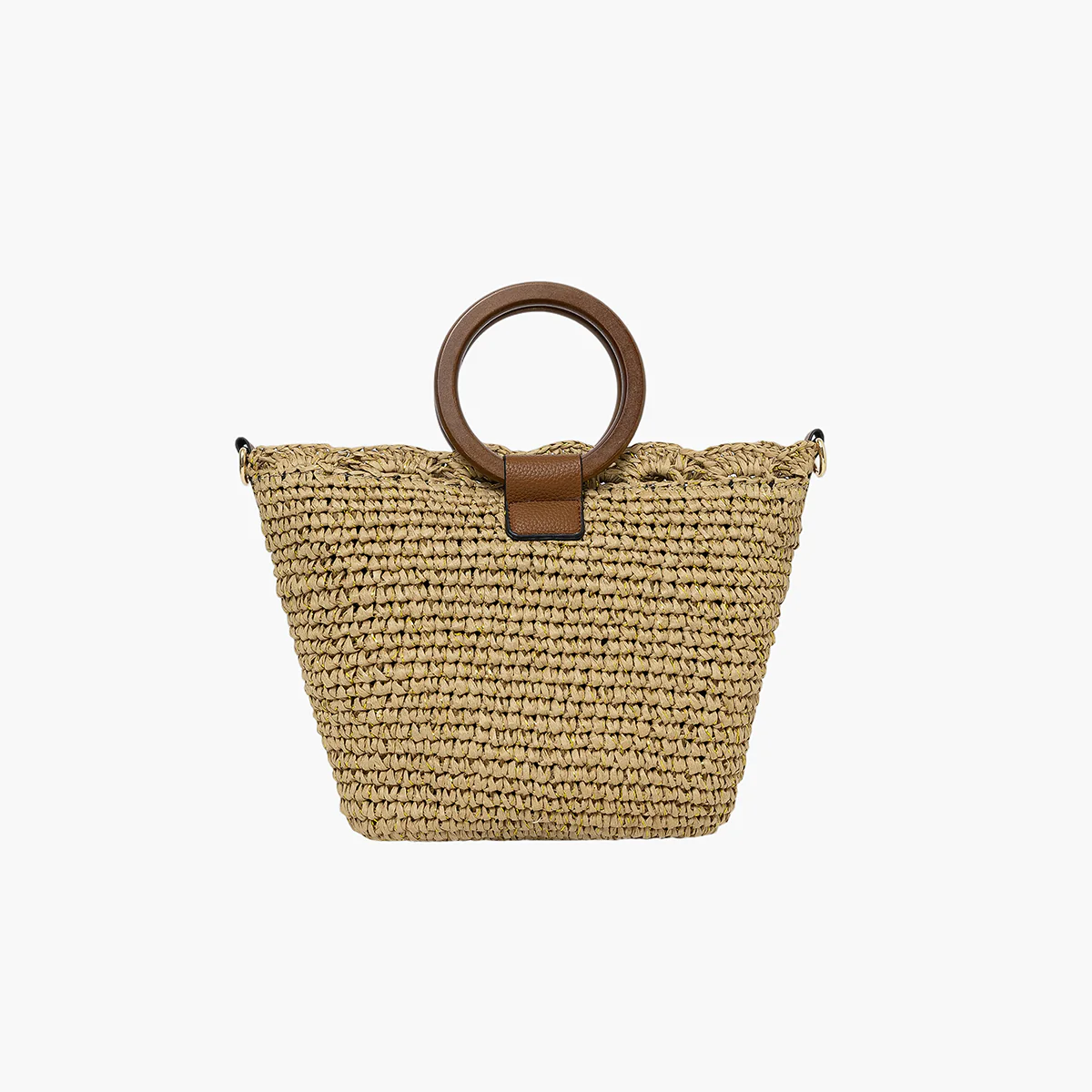 Sac panier beige Sybile - Image 3