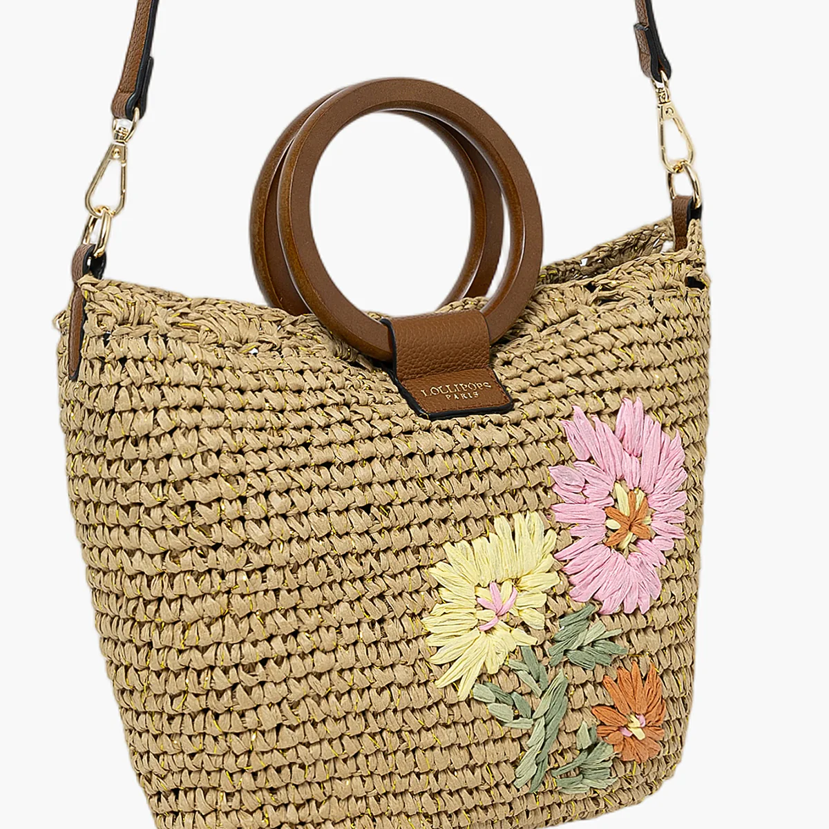 Sac panier beige Sybile - Image 6