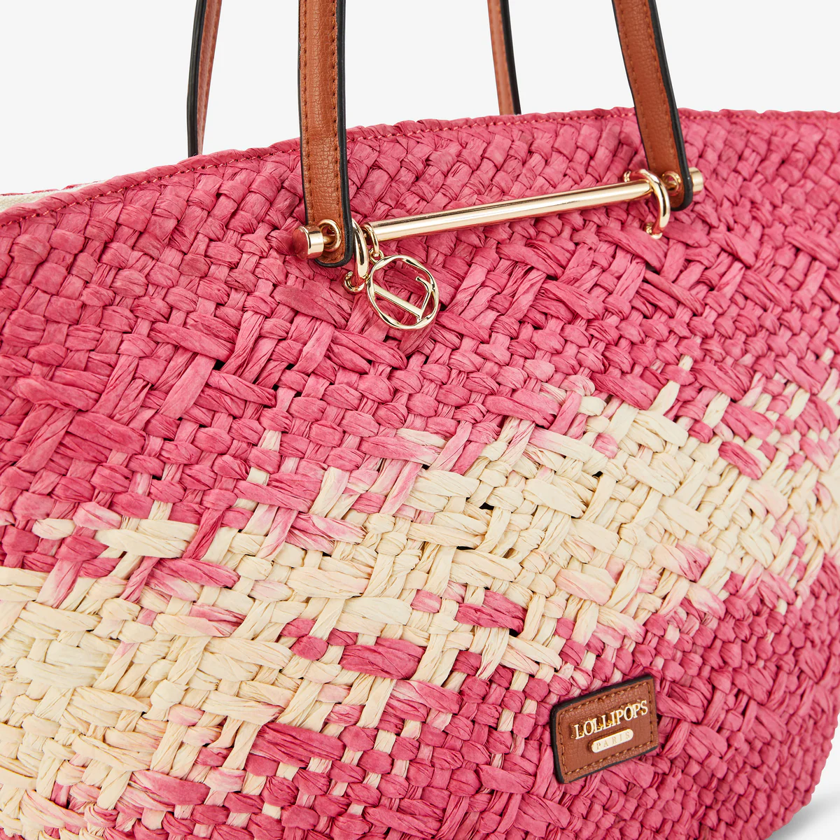 Sac panier rose Poupidoo - Image 3