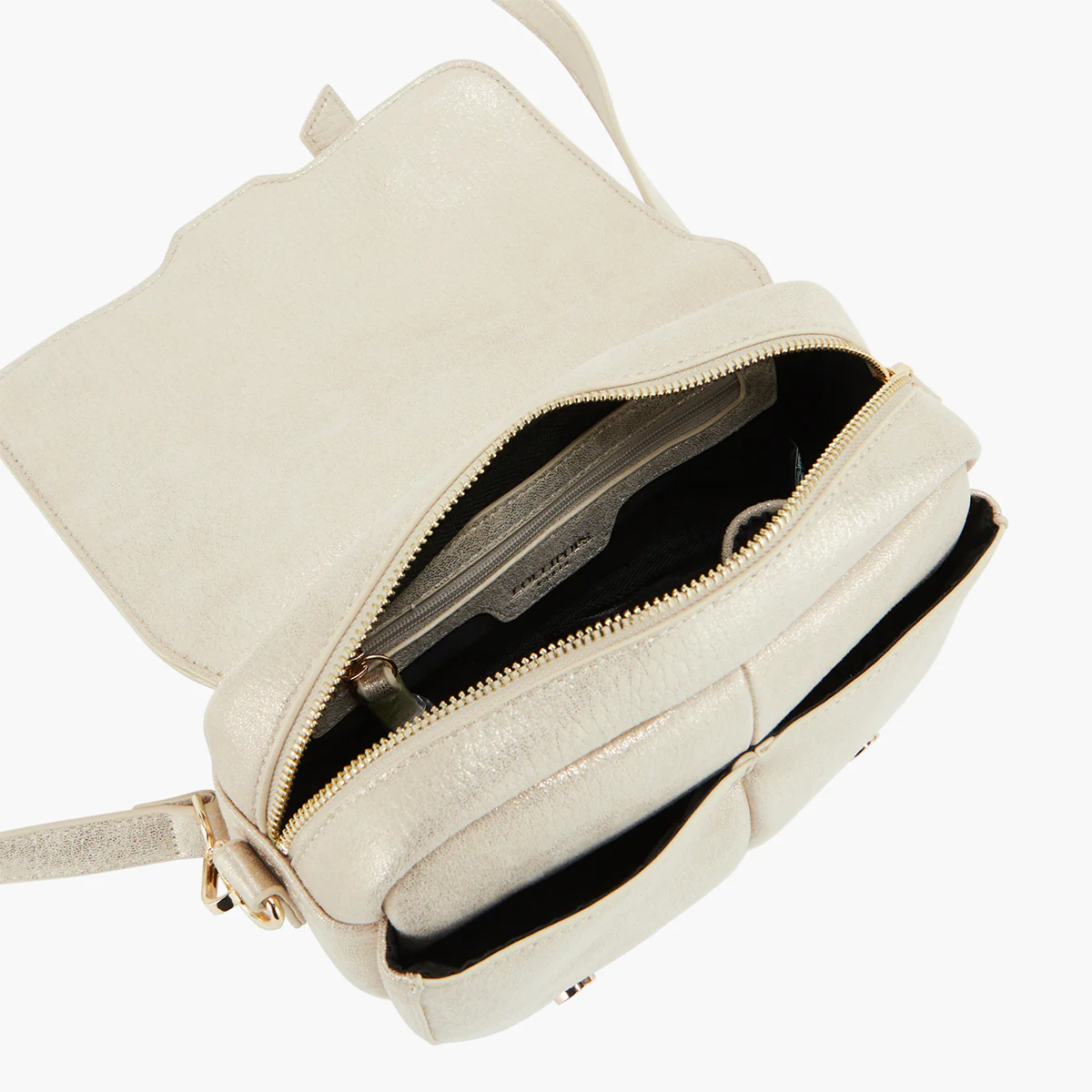 Sac porté épaule beige Paz - Image 4