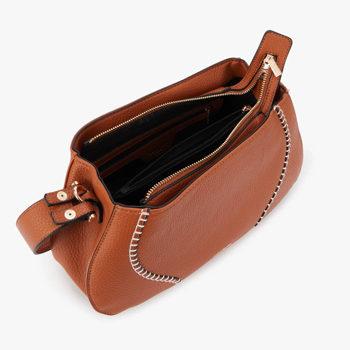 Sac porté épaule camel Nanto - Image 4