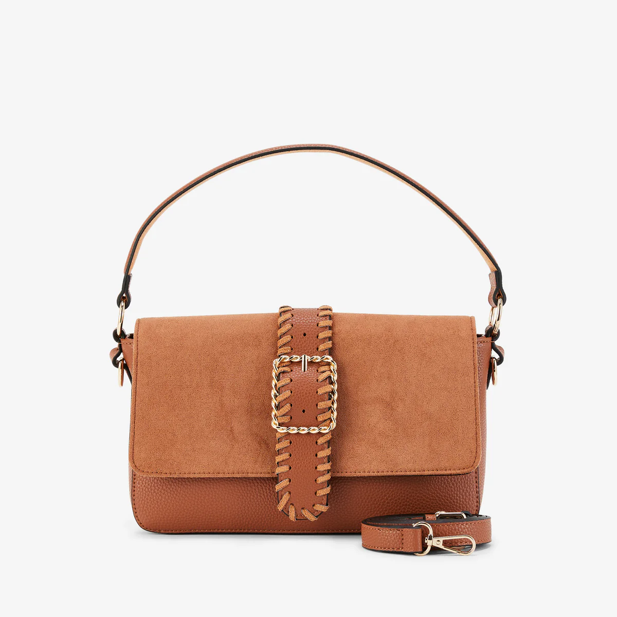 Sac porté épaule camel Phiby