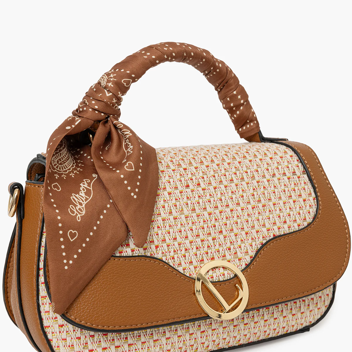 Sac porté épaule camel Sade - Image 5