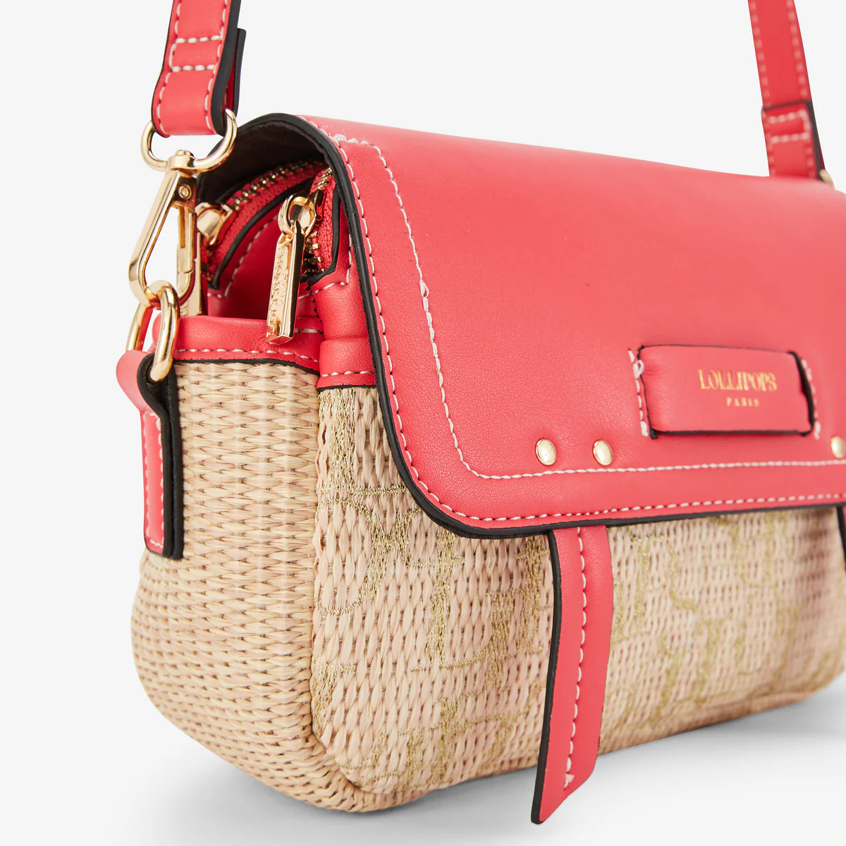 Sac porté épaule corail Primavera - Image 6