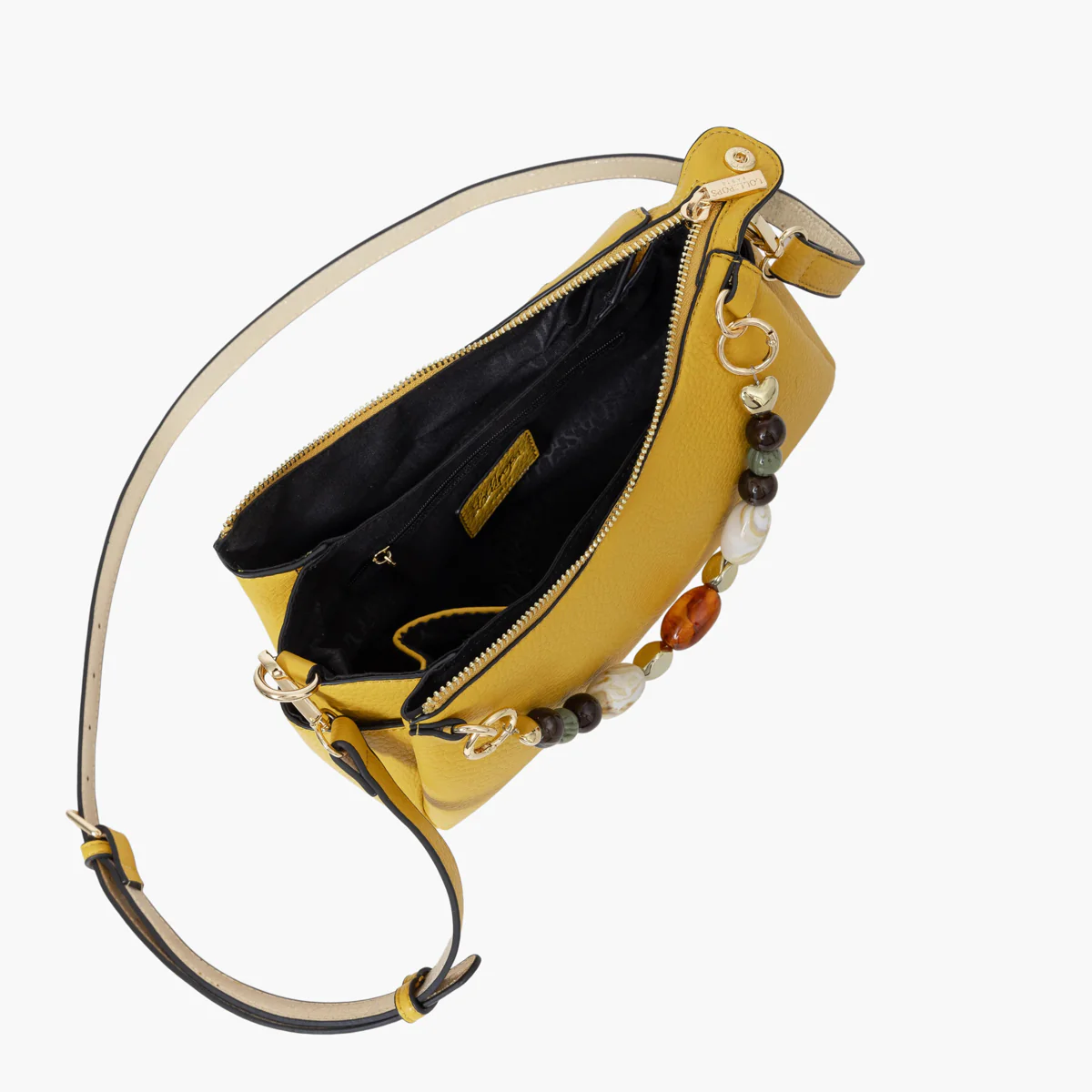 Sac porté épaule jaune Stefie - Image 4