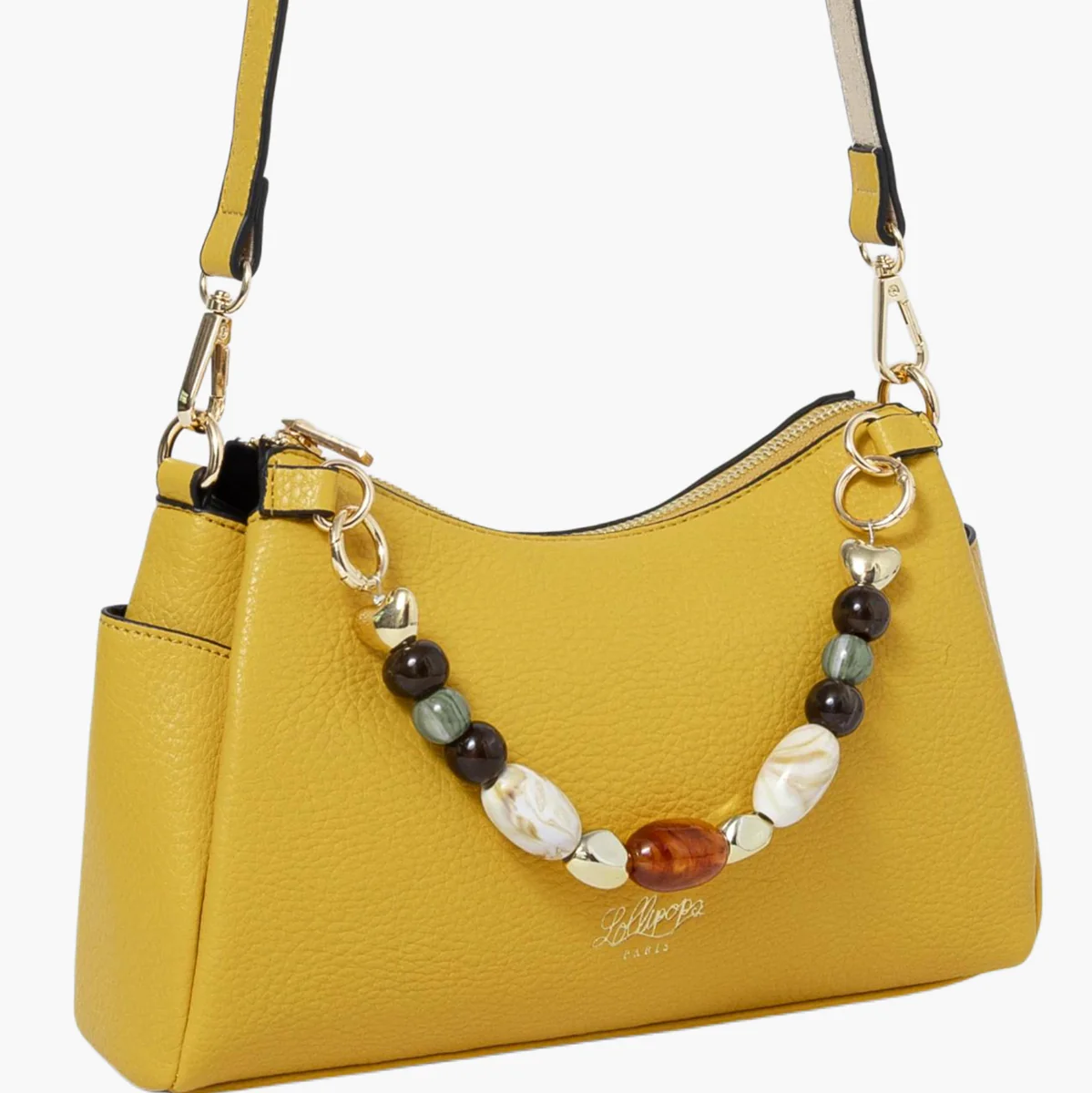 Sac porté épaule jaune Stefie - Image 5