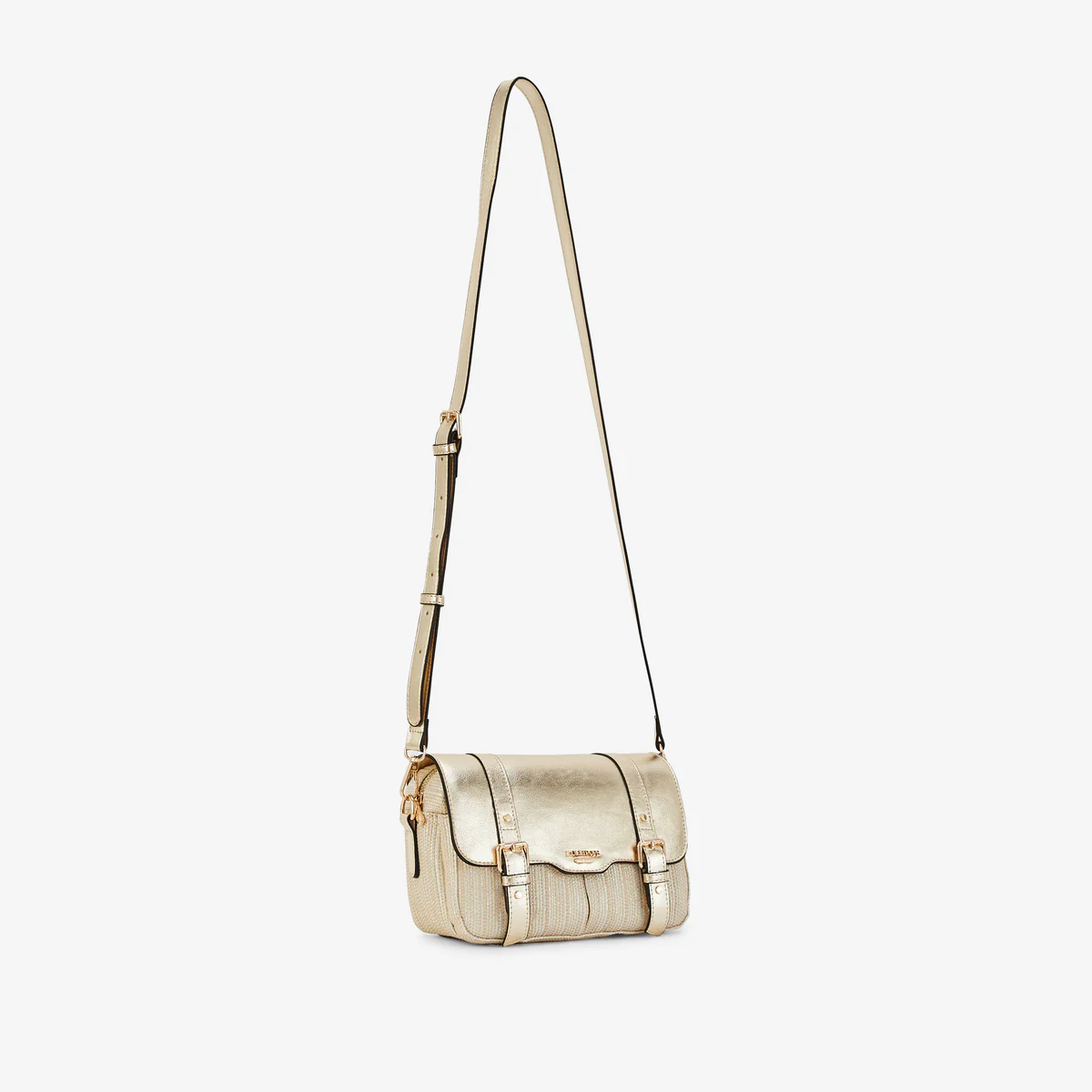 Sac porté épaule M doré Pauline - Image 4