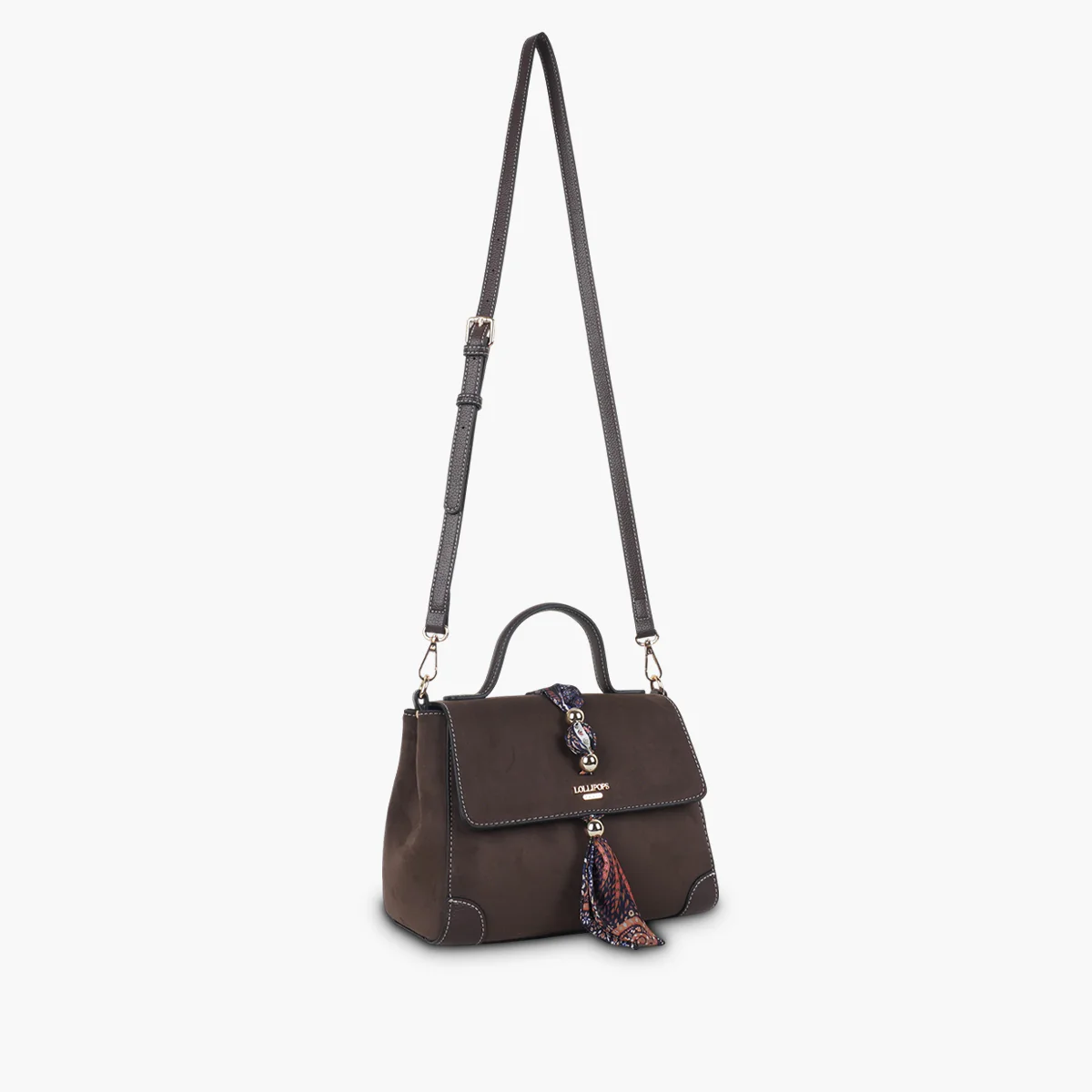 Sac porté épaule marron Shirley - Image 4
