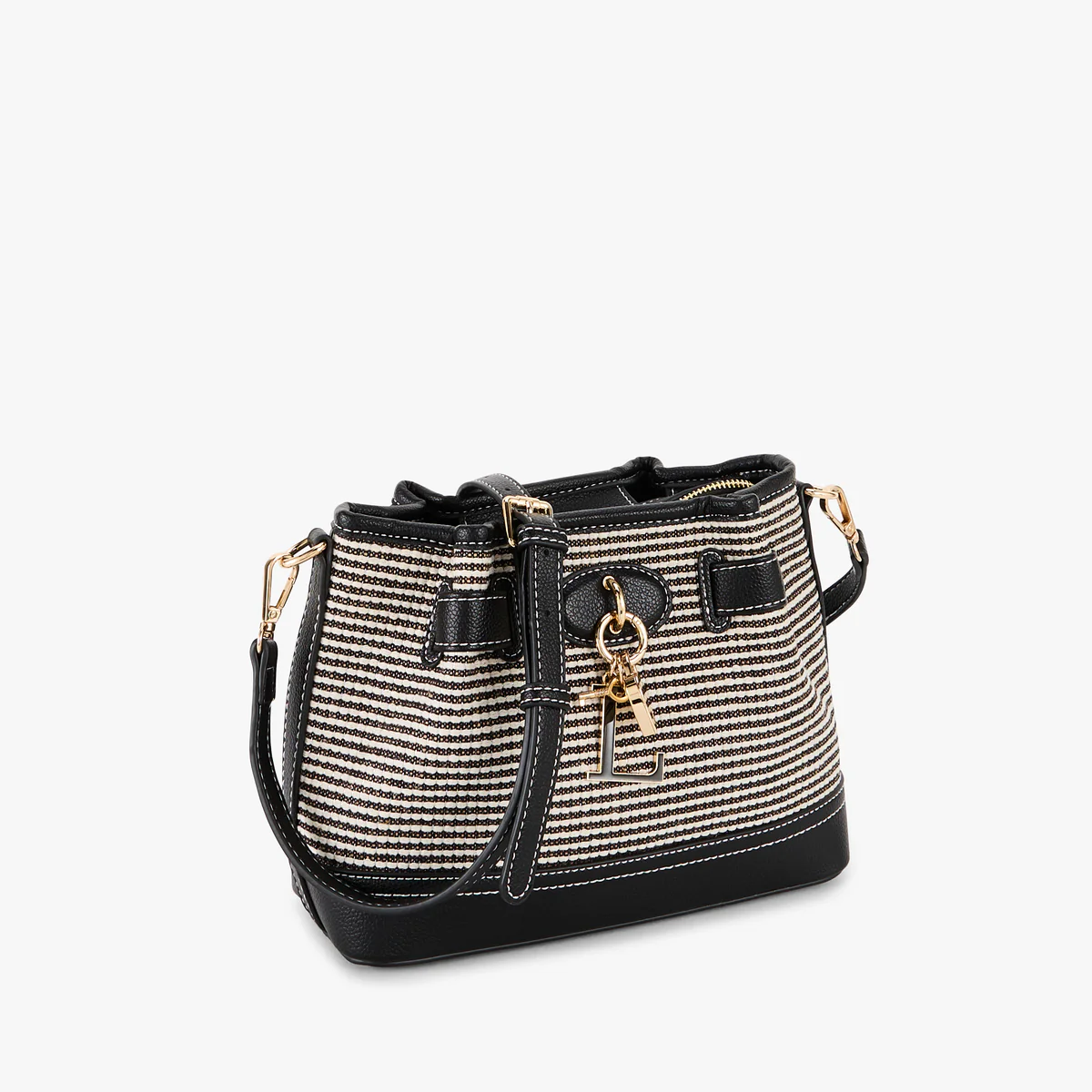 Sac porté épaule noir Petula - Image 4