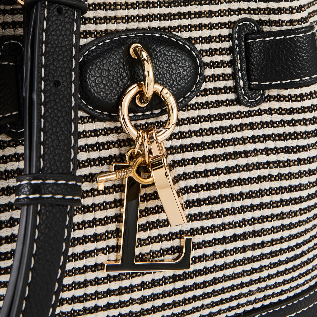 Sac porté épaule noir Petula - Image 6