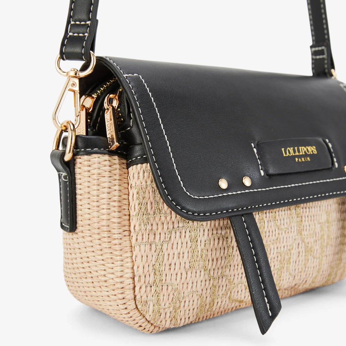Sac porté épaule noir Primavera - Image 6