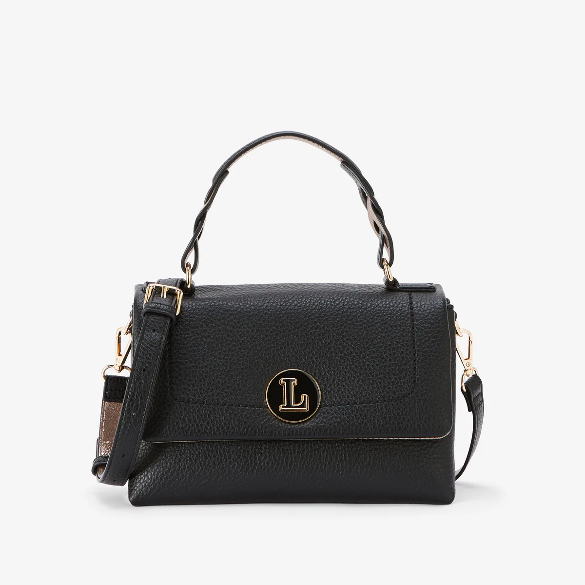 Sac porté épaule noir Rosabelle