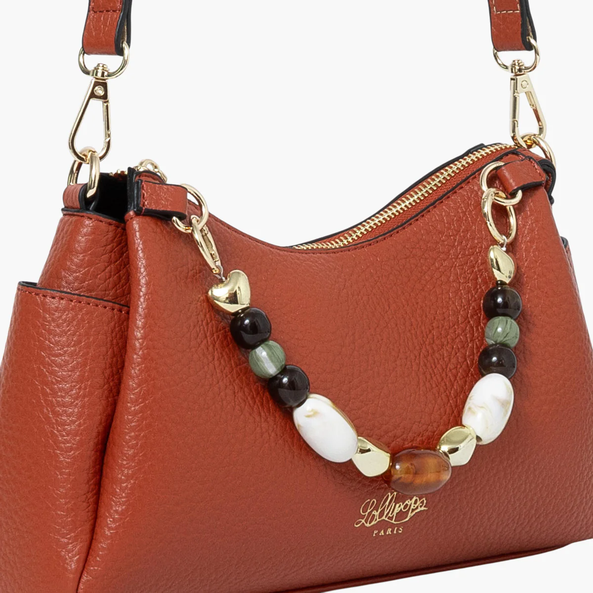 Sac porté épaule orange Stefie - Image 5